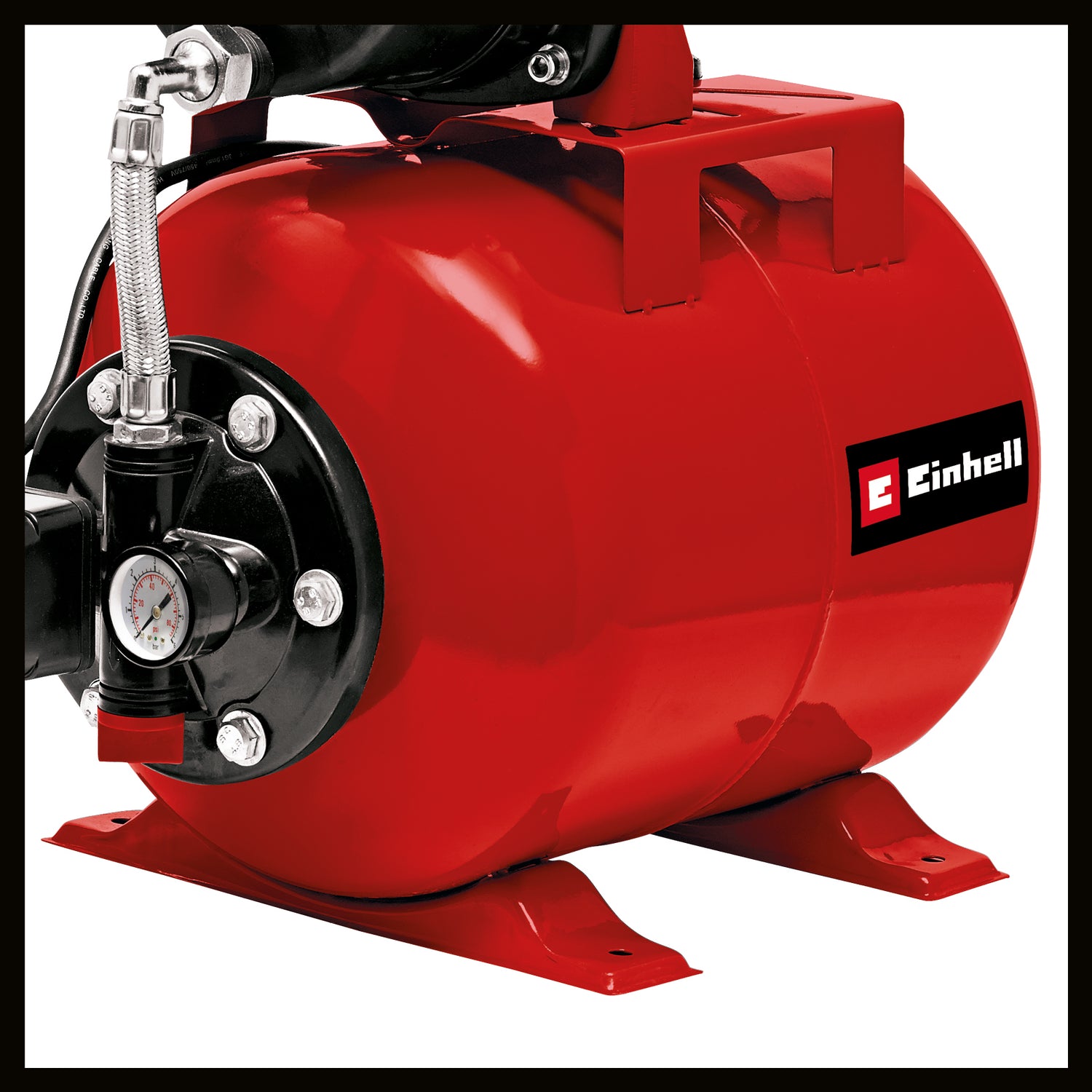 Einhell GC-WW 6538 vízpumpa (650 W, nyomás 3,6 bar, áramlási sebesség 3800 l/h, beépített nyomáskapcsoló, nyomásmérő, 20 l-es tartály)