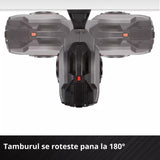 Tambur automat pentru furtun fara fir Einhell GE-HR 18/30-1 WH Li-Solo,18 V, rulare automata furtun, rotire 180°, montare pe perete, furtun conexiune 1.5 m, fara baterie si furtun - imagine 10