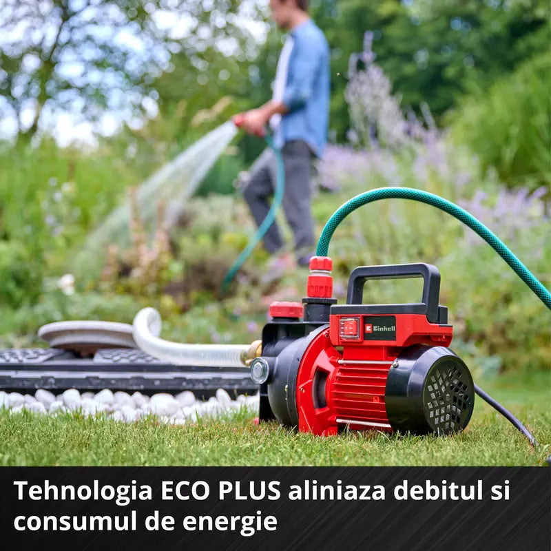Pompa de gradina Einhell GC-GP 6050,debit max. 5000 l/h, inaltime refulare max. 40 m, dop scurgere apa, inclusiv adaptor universal 33.3 mm - imagine 4