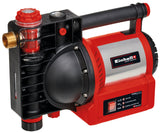 Pompa de gradina Einhell GE-GP 1246 N FS, 1.200 W, 4.600 l/h, indicator umplere cu apa/murdarie/aspiratie, protectie la mers fara apa/oparire/termica, senzor de debit cu LED