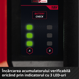 Einhell AQUINNA 18/30 F LED Power X-Change akkus kerti szivattyú (18 V, max. áramlási sebesség 3000 l/h, 2 akkumulátorhely, dupla üzemidő, ECO/BOOST üzemmódok, előszűrő, akkumulátor nélkül)