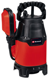 Pompa sumersibila apa murdara  Einhell GC-DP 3325, 330 W, capacitate de pompare 9.500 L/h, inaltime de refulare max. 6 m, Ø 25 mm particule straine, protectie la suprasarcina termica, include conector universal