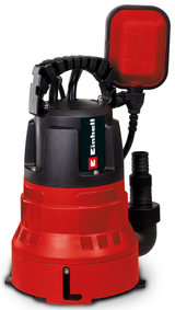 Pompa sumersibila apa murdara Einhell GC-DP 7035 LL, 700 W, aspiratie plana pana la 1 mm, debit 16.000 L/h, 0,8 bar, adancime de imersie 7 m, reglabila pentru apa murdara si curata