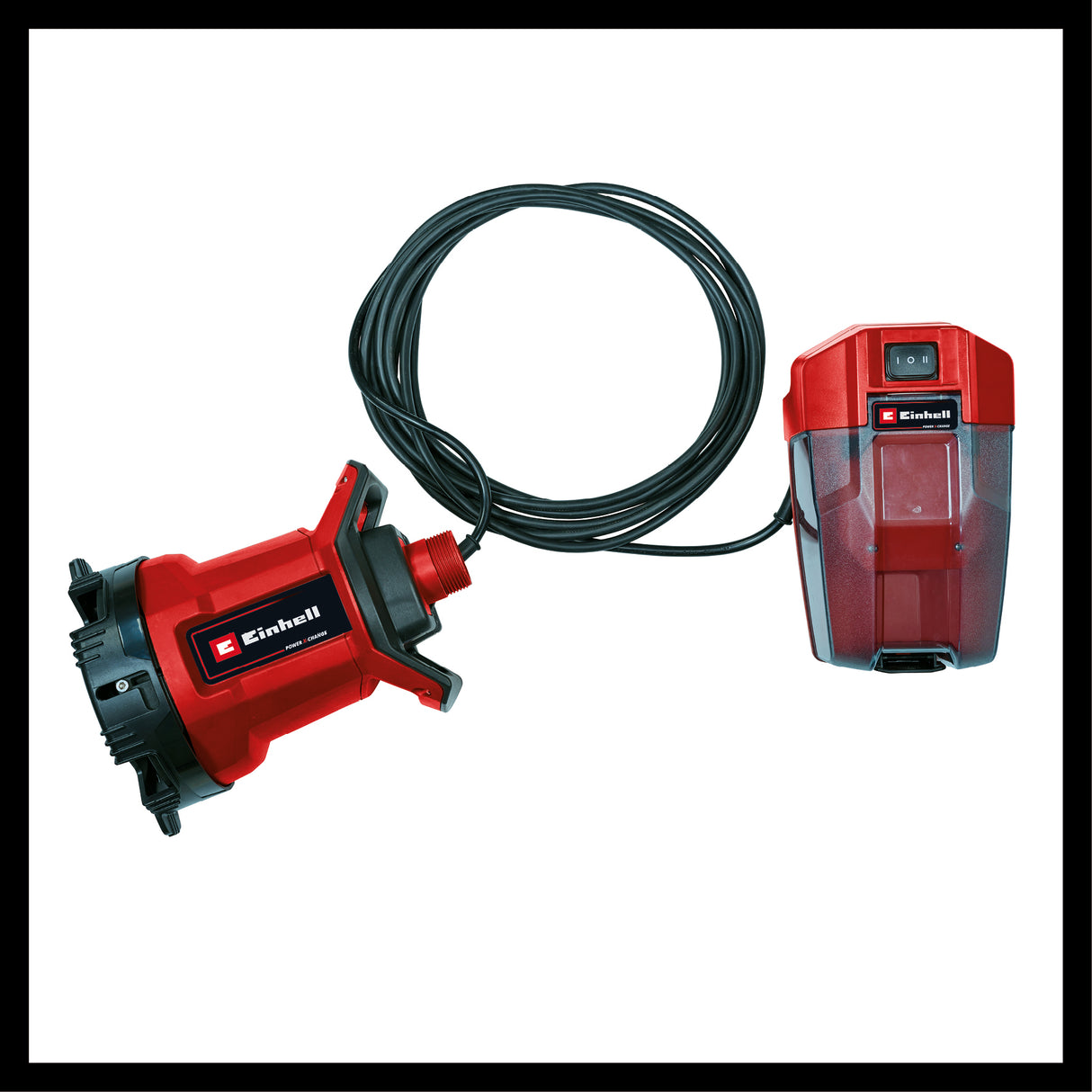 Pompa de apa murdara pe acumulator Einhell GE-DP 18/25 LL Li-Solo Power X-Change (18 V, debit 7.500 l/h, aspiratie plata, inaltime de pompare 5 m, mod ECO si BOOST, fara acumulator