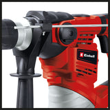 Ciocan rotopercutor Einhell TC-RH 1600, 1.600 W, 4 J, gaurire/gaurire cu impact/daltuire cu + fara blocare, mecanism pneumatic de impact, mandrina SDS-plus, oprire de siguranta la suprasarcina