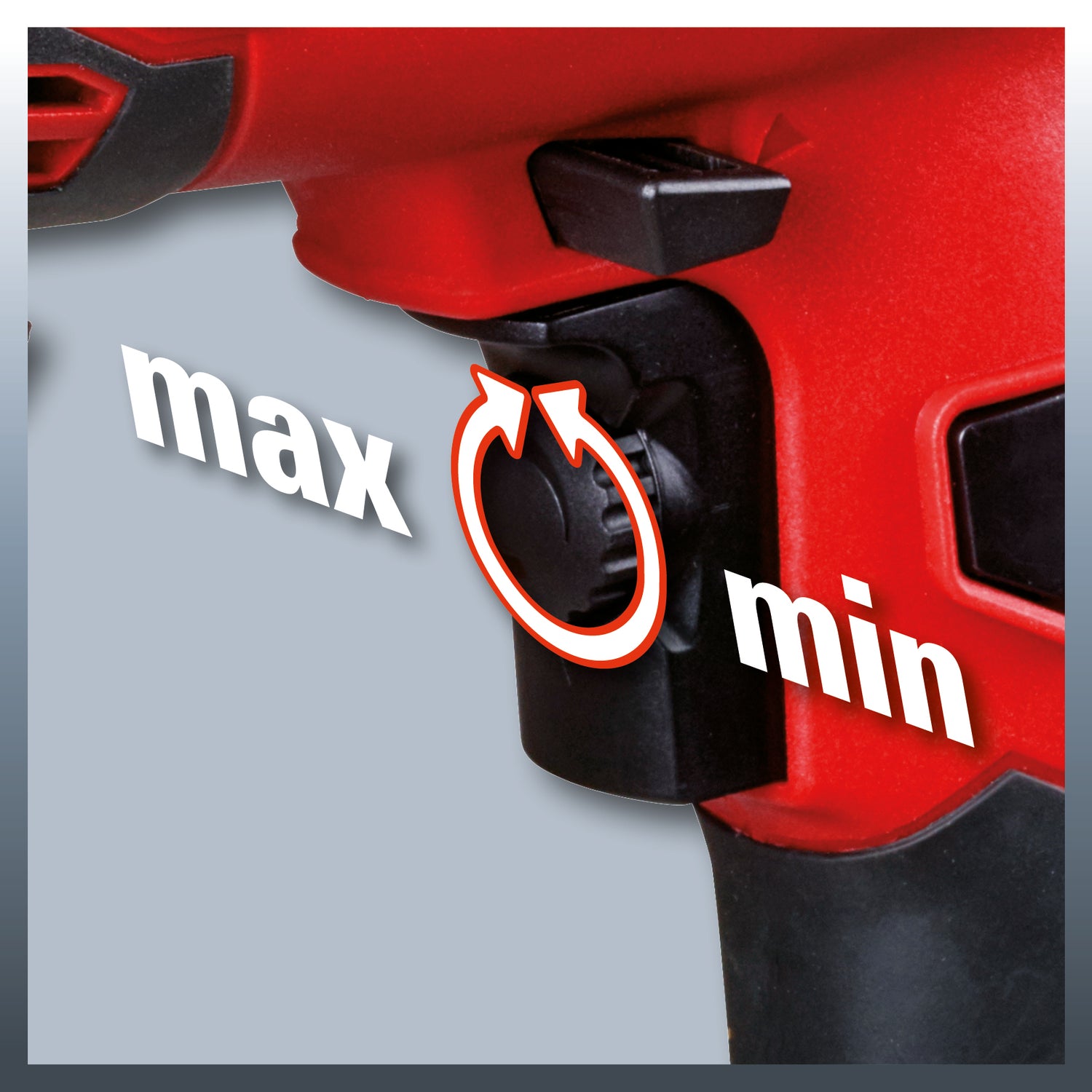 Masina de gaurit si insurubat (bormasina) cu impact Einhell TC-ID 550 E, 550 W, control electronic al vitezei, preselectare a vitezei, rotatie in ambele sensuri, opritor de adancime metalic, maner suplimentar