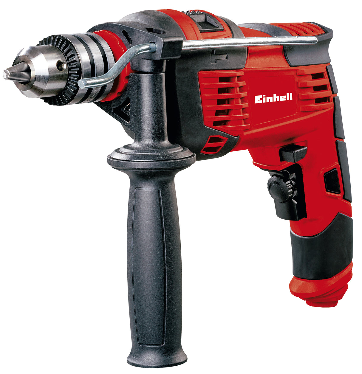 Einhell TC-ID 1000 E ütvefúró és csavarozó, 1010 W, fúrási teljesítmény Ø fa 32 mm, beton 16 mm, fém 13 mm, fém mélységütköző, robusztus kulcsos tokmány