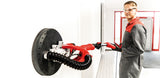 Einhell TC-DW 225 fal-/gipszkartoncsiszoló (600 W, forgólap max. 1500 fordulat/perc, 225 mm-es csiszolókorong, teleszkópos nyél, csiszolókorong tépőzáras rendszerrel, 6 csiszolókoronggal együtt)