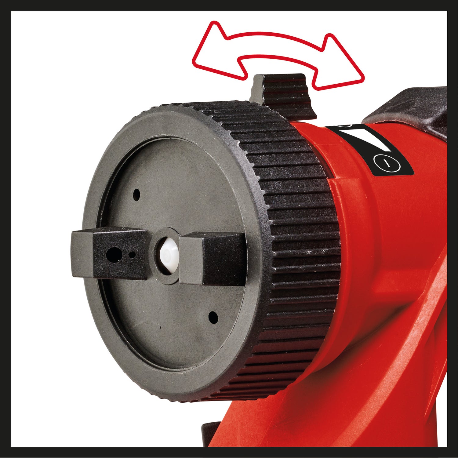 Pistol de vopsit  pe acumulator Einhell TE-SY 18/90 Li-Solo Power X-Change (18 V, debit 1000 ml/min, recipient 1200 ml, raport aer/vopsea reglabil, incl. accesorii, fara acumulator