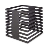Coloana bufet Skiatos, 9 nivele, Fine Dine, Negru 250x250x260 mm
