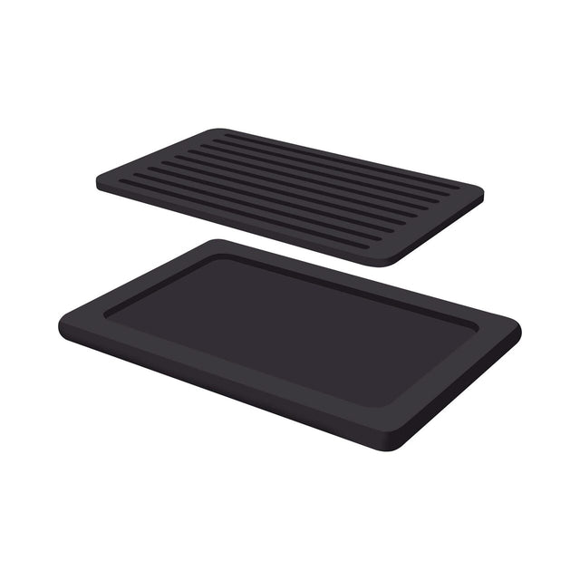Placă de tăiat pâine Madeira Black 530x325 mm Fine Dine