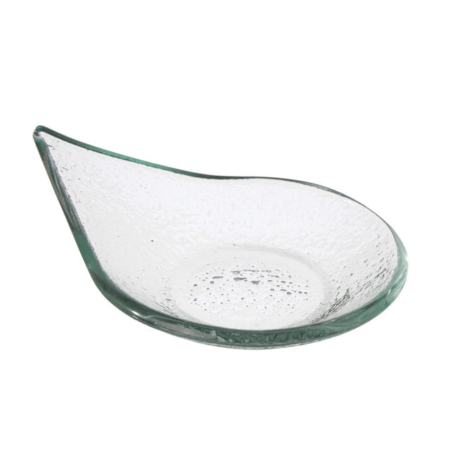 Vas de sticla transparenta picaturi de ploaie Fingerfood Vetro, Fine Dine 80x100mm
