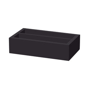 Cutie de tacamuri Madeira Black din doua sectiuni 275x165x60 mm Fine Dine
