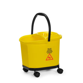 Galeata pentru mop, HENDI, 16L, galbena, 405x296x(H)340mm