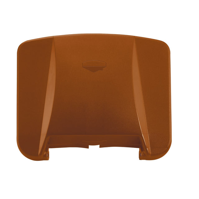 Capac pentru container de gunoi, HENDI, maro, 505x415mm