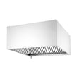 Hotă de perete - fixată cu șuruburi, HENDI, fără iluminat, 1205x1000x(H)450mm