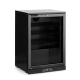 Vitrina frigorifica de bar cu o singura usa, Arktic, 105L, Neagra, 220-240V/120W, 600x530x(H)870mm