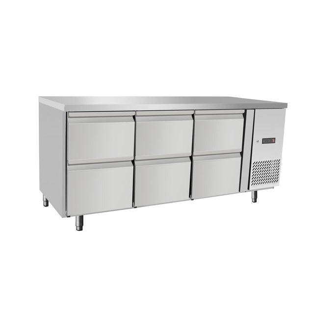 Masa frigorifica, cu 6 sertare., Arktic, 420L, 230V/400W, 1795x700x(H)879mm
