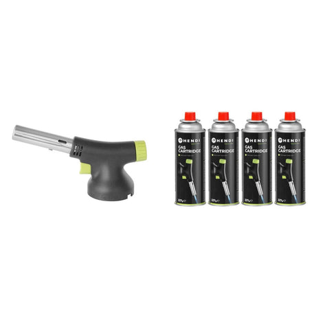 Pachet Arzator Creme-Brulee Jet + Set 4 rezerve gaz 227g