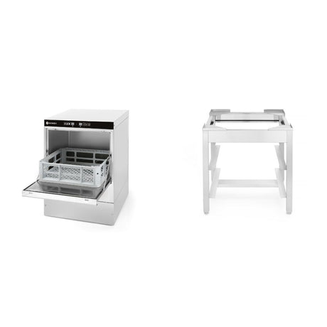 Pachet Masina spalat pahare K40 + Pompa detergent + Suport inox
