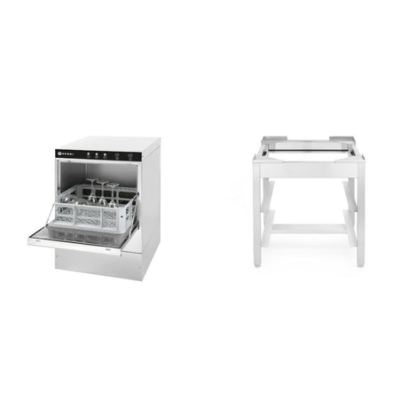 Pachet Masina spalat pahare K40 + Pompa scurgere + Suport inox
