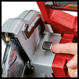 Fierastrau circular cu tractiune, taiere transversala si unghiulara Einhell TC-SM 216, 1.600 W, placa rotativa cu reglare rapida si pozitii de blocare, laser, suporturi L+R, blocare ax, incl. lama de Fierastrau din carbura