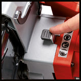 Fierastrau circular glisant Einhell TC-SM 254, 1.900 W, functie de tragere montata pe teava dubla, placa rotativa cu reglare rapida si pozitii de blocare, laser, lama de Fierastrau din carbura