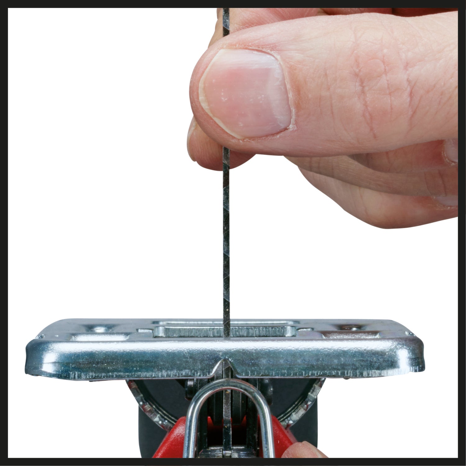 Fierastrau pendular Einhell TC-JS 85, 620 W, cursa 20 mm, adancime de taiere in lemn 85 mm, adancime de taiere in otel 8 mm, max. 3000 rpm, functie de suflare praf, oprire paralela