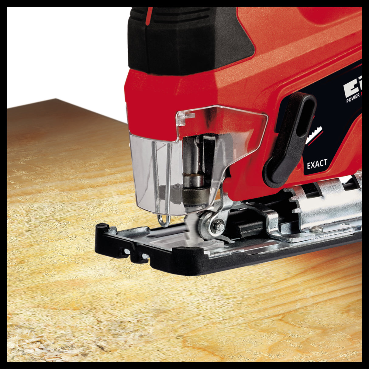 Einhell akkus szúrófűrész TC-JS 18 Li (1x2,5 Ah Power X-Change (Li-ion, 18 V, ingafunkció, porelszívó adapter, 1x 2,5 Ah akkumulátorral, töltővel és táskával)