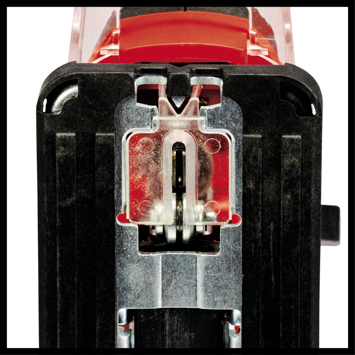 Einhell akkus szúrófűrész TC-JS 18 Li (1x2,5 Ah Power X-Change (Li-ion, 18 V, ingafunkció, porelszívó adapter, 1x 2,5 Ah akkumulátorral, töltővel és táskával)