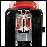Einhell akkus szúrófűrész TC-JS 18 Li (1x2,5 Ah Power X-Change (Li-ion, 18 V, ingafunkció, porelszívó adapter, 1x 2,5 Ah akkumulátorral, töltővel és táskával)