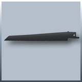 Einhell TC-AP 650 E univerzális fűrész, 650 W, löketszám 500-3000 1/perc, vágási mélység 150 mm, szerszám nélküli pengecsere, 2 darabos pengekészlettel együtt