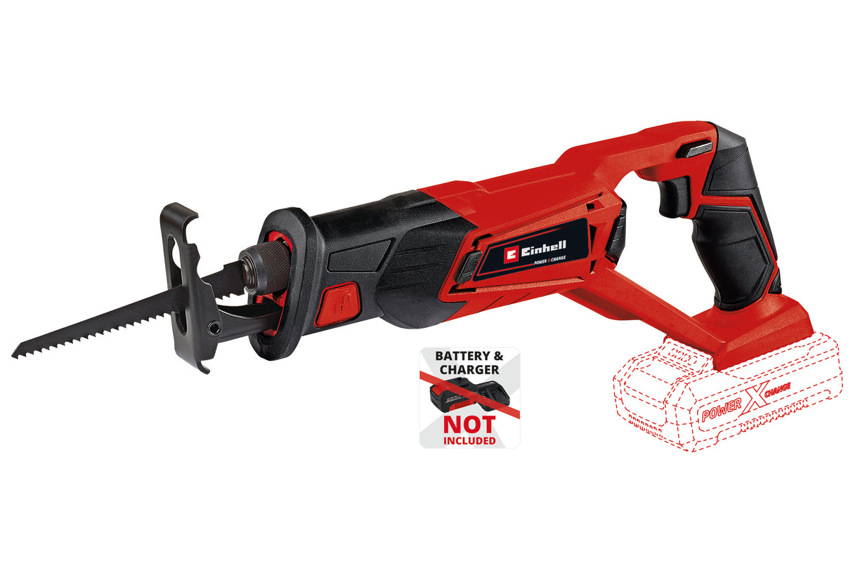 Einhell akkus orrfűrész TE-AP 18/22 Li-Solo, 18 V-os akkumulátorral, max. 2600 fordulat/perc, maximális vágási átmérő 100 mm, akkumulátor és töltő nélkül szállítjuk