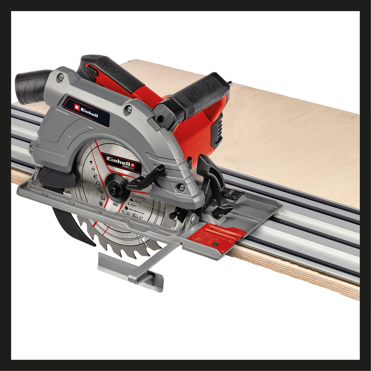 Fierastrau circular manual Einhell TE-CS 190/1, 1.500 W, 5.500 rpm, reglare fara unelte, maner mare, masa de Fierastrau din aluminiu, sistem de blocare a axului, incl. lama de Fierastrau cu varf de carbura