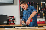 Einhell TE-CS 18/89 Li-Solo Power X-Change mini hordozható akkus körfűrész (lítium-ion akkumulátorral, szerszám nélküli vágási mélységállítással, kiváló minőségű fűrészasztallal, akkumulátor és töltő nélkül)