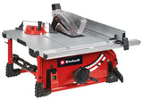 Einhell TE-TS 254 T asztali körfűrész, 2000 W, könnyű indítás, alumínium főasztal, asztalhosszabbító, hosszvezető, szögütköző, túlterheléskapcsoló, hasítóék-állítás