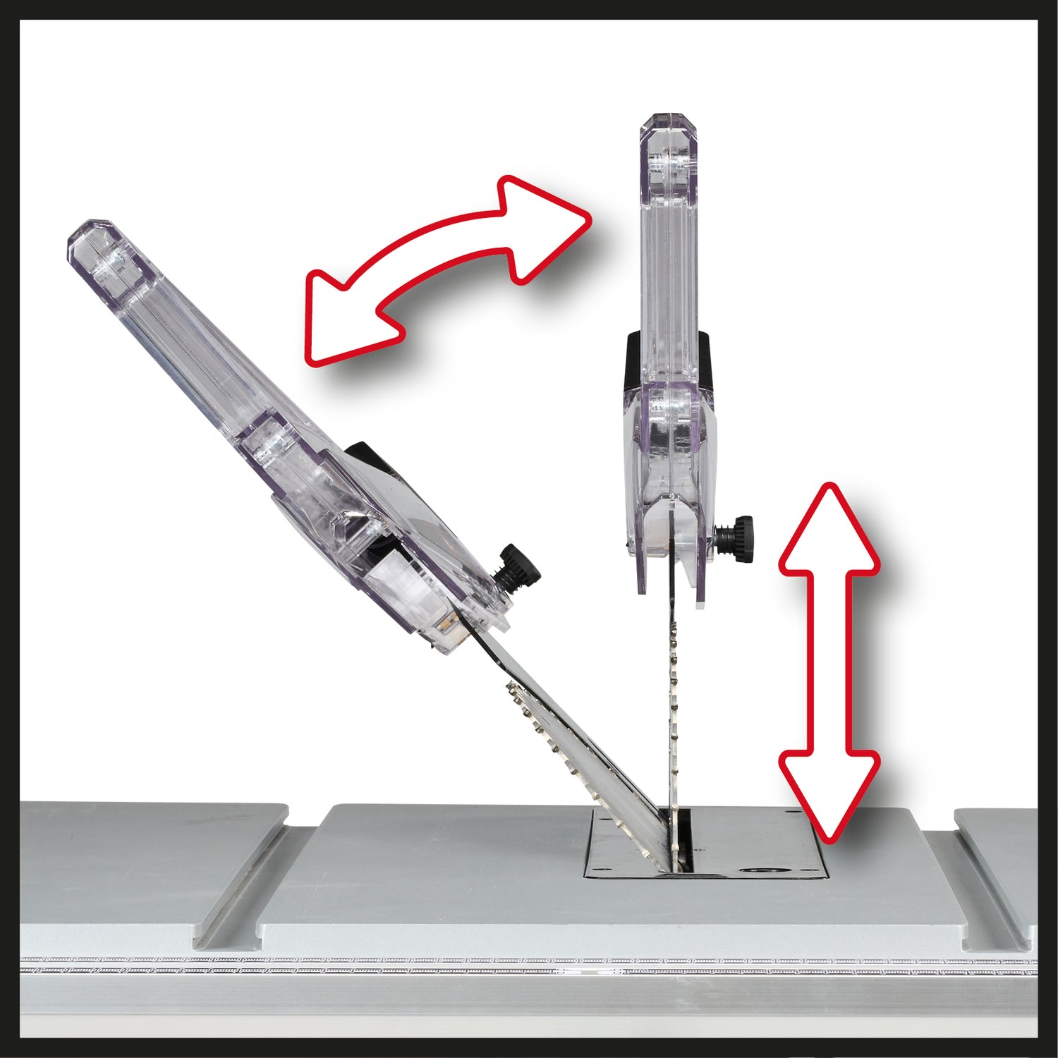Fierastrau circular de masa Einhell TE-TS 254 T, 2000 W, pornire usoara, masa principala din aluminiu, extensie masa, ghidaj longitudinal, opritor unghiular, comutator de suprasarcina, reglare pana de despicare