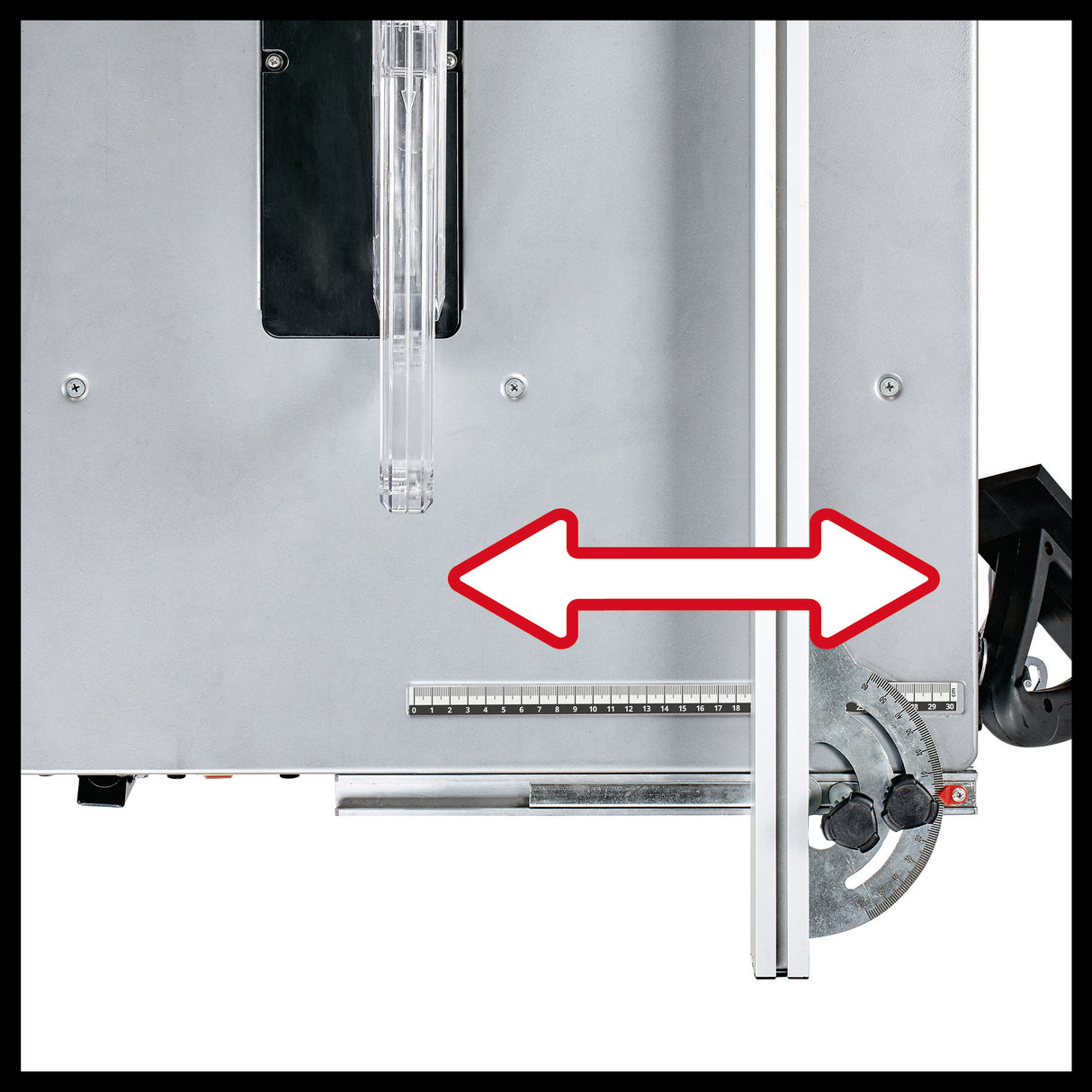 Fierastrau circular de masa Einhell TE-TS 315 U 2200 W, inaltime de taiere 85 mm, diametru lama ferastrau 315 mm, extensie masa, opritor unghiular, opritor paralel, tija de impingere, cadru de baza