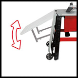 Fierastrau circular de masa Einhell TE-TS 315 UD 2800 W, inaltime de taiere 85 mm, diametru lama ferastrau 315 mm, extensie masa, opritor unghiular, opritor paralel, cadru de baza, tija de impingere