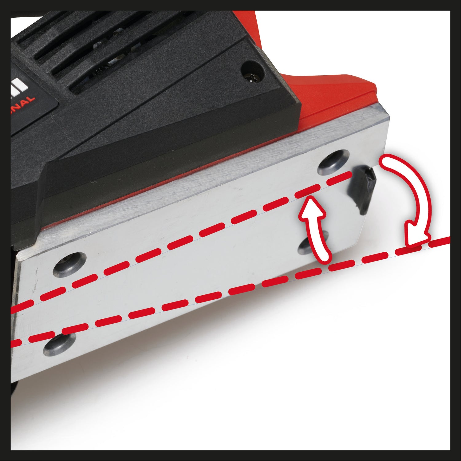 Rindea electrica fara fir Einhell Professional TP-PL 18/3 Li BL - Solo Power X-Change (18 V, fara perii, latime rindeluire 82 mm, adancime pana la 3 mm, ax cutit, talpa parcare, fara acumulator)