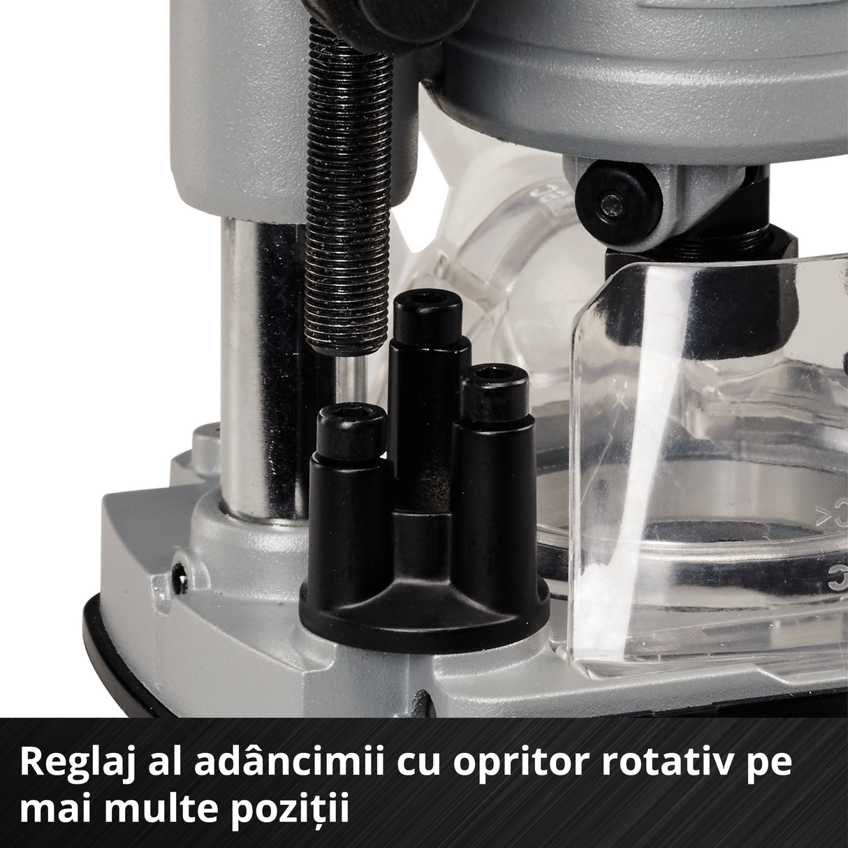 Freza electrica pe acumulator Einhell Professional TP-RO 18 Li BL-Solo Power X-Change (18 V, Li-ion, inaltime cursa 35 mm, motor fara perii, inclusiv ghidaj longitudinal, fara acumulator si fara incarcator