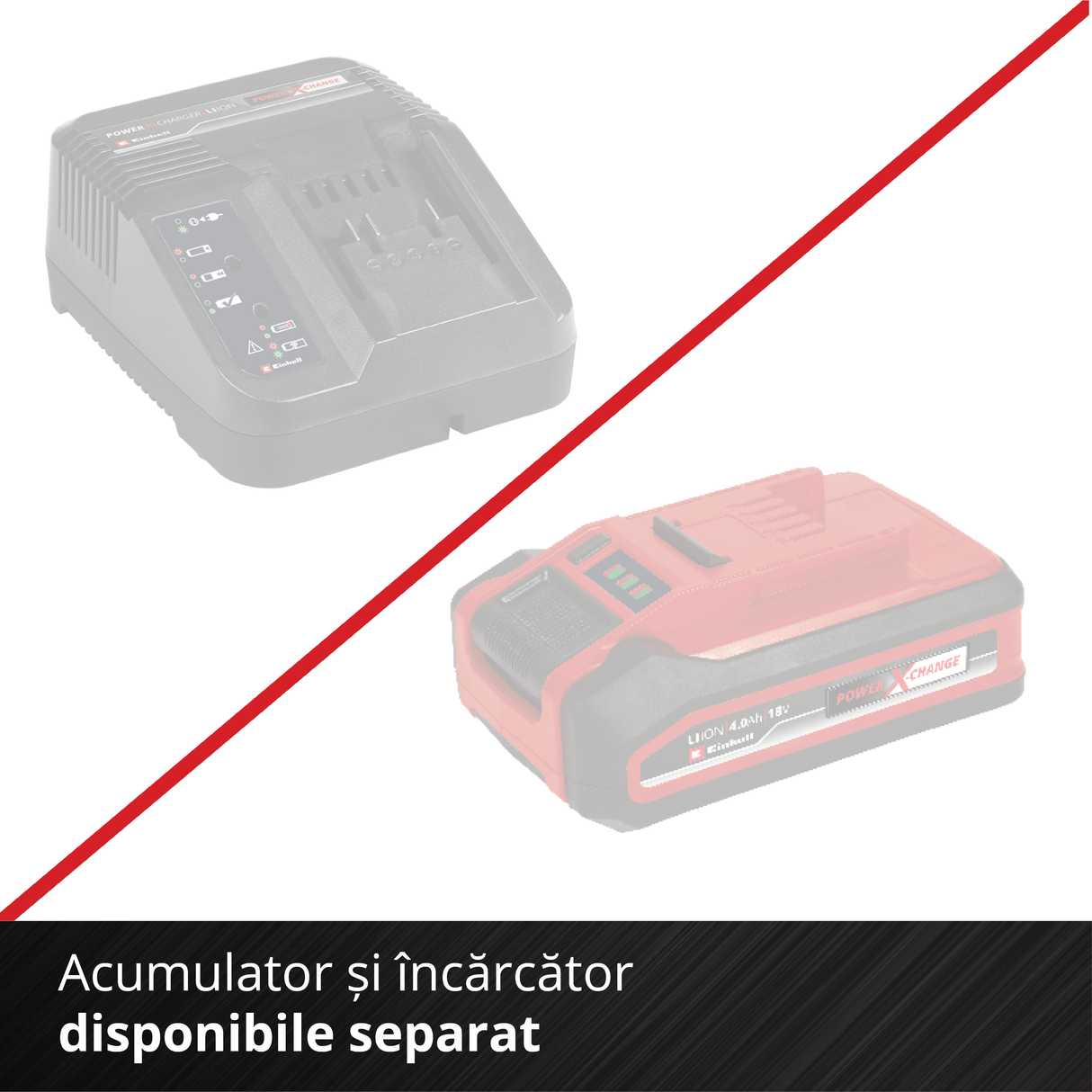 Masina de frezat pe acumulator Einhell Professional TP-ET 18 Li BL-Solo Power X-Change, 18V, Li-ion, inaltime cursa 40 mm, motor fara perii, livrare fara acumulator sau incarcator
