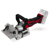 Masina de frezat pentru dibluri din lemn/biscuitorpe acumulator Einhell TE-BJ 18 Li-Solo Power X-Change (18 V, Li-ion, reglare infinita a unghiului/inaltimii, reglare a adancimii in 6 trepte, fara acumulator sau incarcator