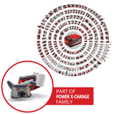 Masina de debitat canale fara fir Einhell Professional TP-MA 36/30 Li BL - Solo Power X-Change (36 V, latime de taiere pana la 30 mm, adancime pana la 30 mm, include 2 discuri diamantate)
