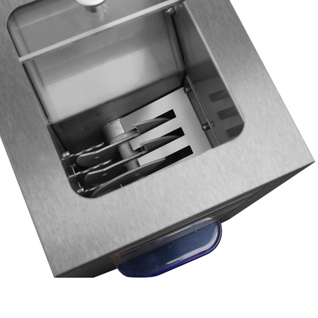 Zdrobitor electric profesional pentru gheata 120 W 180 kg/h Hendi Negru 180x320x(H)330 mm