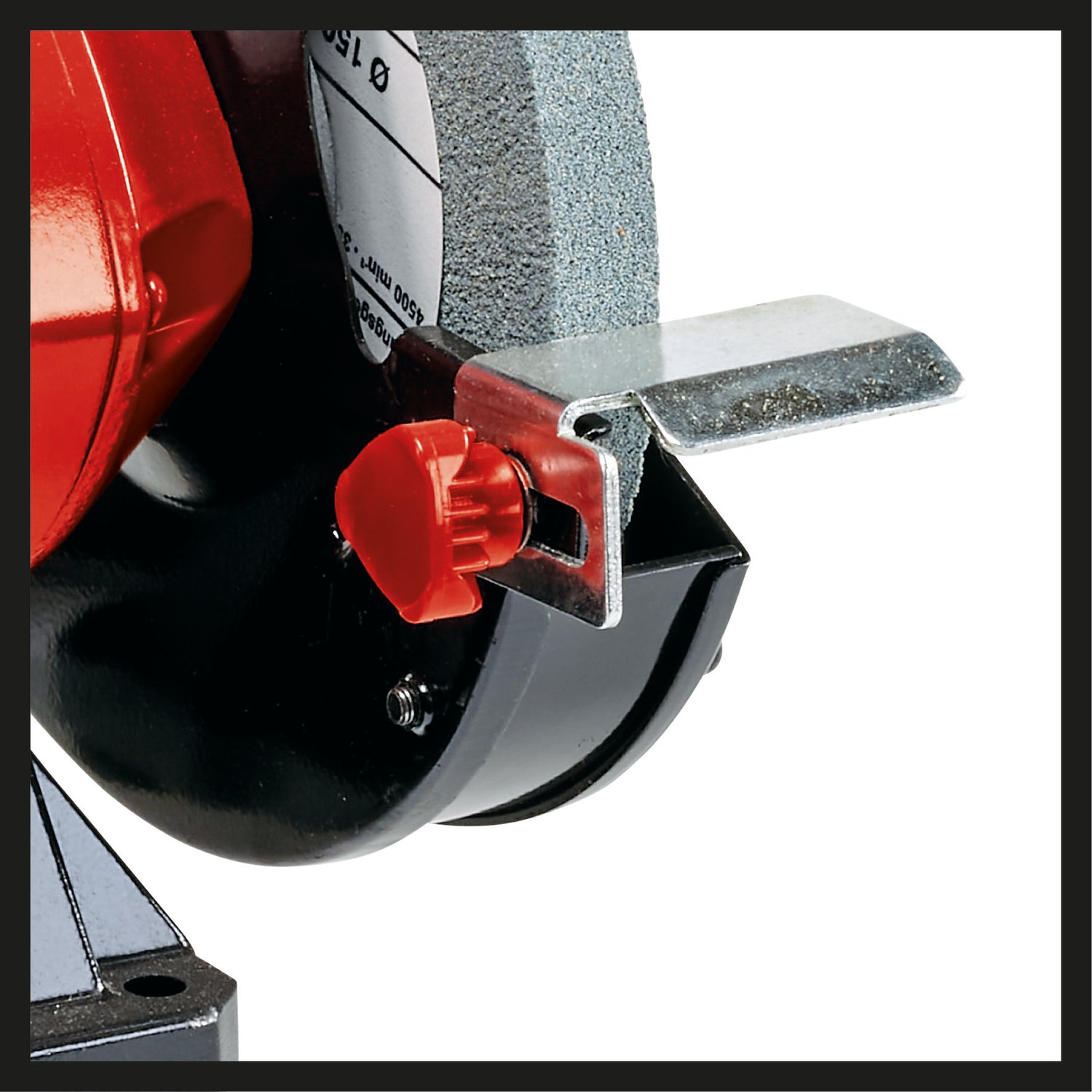 Polizor de banc cu disc dublu Einhell TC-BG 150 (150 W, pentru reparatii minore si majore, ajustari de forma si slefuire/rectificare initiala, disc de slefuit/rectificare grosier si fin K36/K60