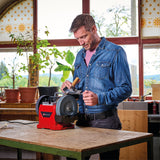 Slefuitor umed Einhell TC-WG 200, 125 W, rezervor de apa din inox, incl. piatra de slefuit, ghidaj unghiular, dispozitiv universal, disc de slefuit pentru piele, disc de slefuit umed