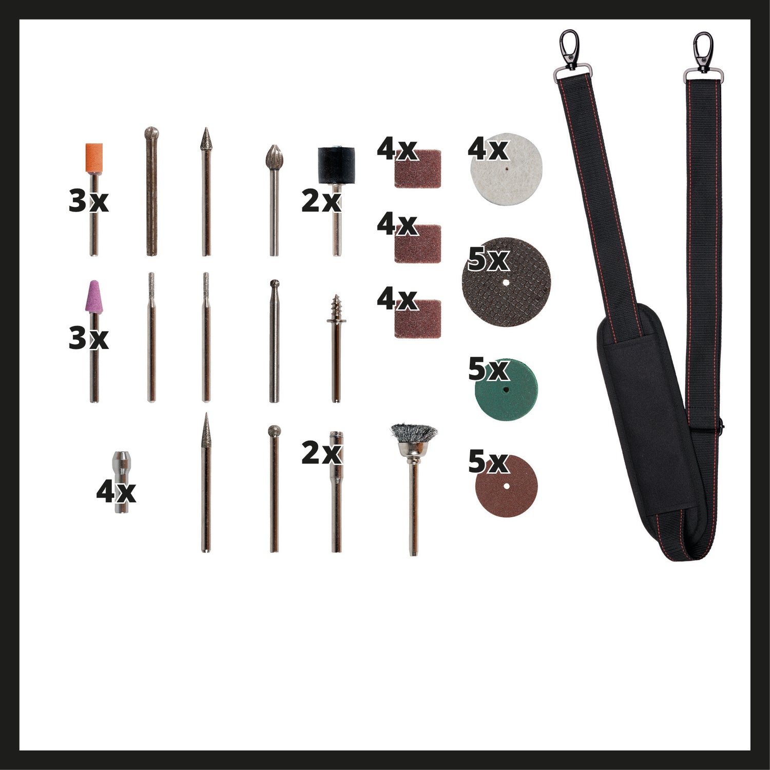 Unealta de slefuit/gravat cu acumulator Einhell TE-MT 18/34 Li Solo face parte din sistemul Power X-Change (18V, ax 92 cm cu varf de gravura, reglare viteza, set accesorii 55 piese, fara acumulator).