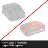 Polizor unghiular pe acumulator Einhell Professional AXXIO 36/230 Q Power X-Change, 36 V, 2200 W, adancime maxima de taiere 70 mm, 6.600 rpm, motor fara perii, livrat fara acumulator, incarcator si disc de taiere