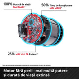 Polizor unghiular pe acumulator Einhell Professional AXXIO 36/230 Q Power X-Change, 36 V, 2200 W, adancime maxima de taiere 70 mm, 6.600 rpm, motor fara perii, livrat fara acumulator, incarcator si disc de taiere
